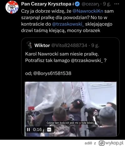 adi0 - @cybulion: jeszcze lodówkę dźwignął na szybko (choć napisali pralka)