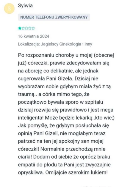 pogodny_mis65 - Ciężko oprzeć się wrażeniu, że dokonywanie aborcji dla Gizeli z Oleśn...