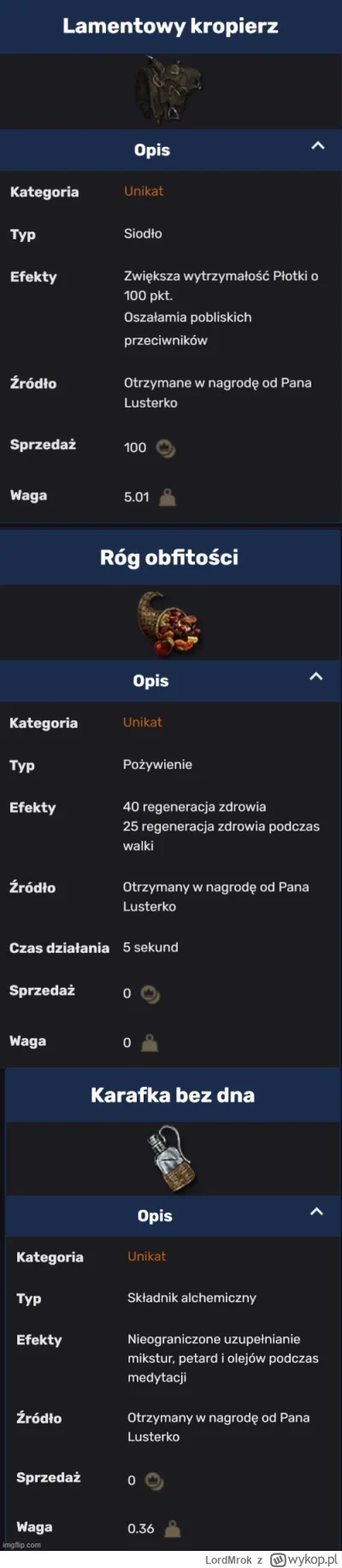 LordMrok - @NieznajomyUBram: nagrody od pana lusterko są lepsze,