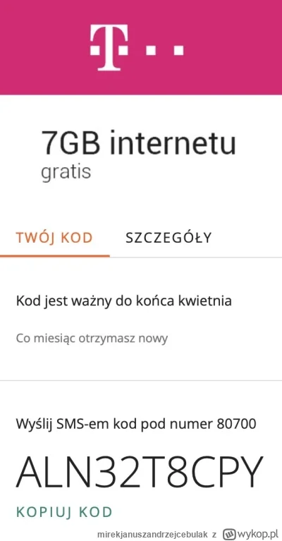 mirekjanuszandrzejcebulak - #tmobile #rozdajo