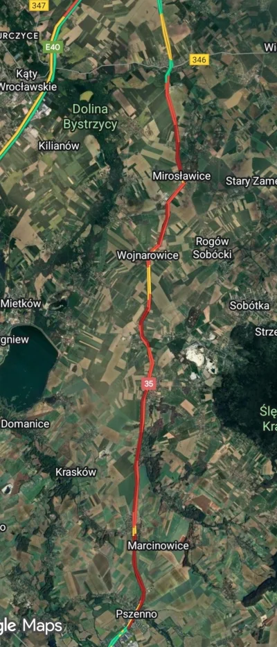 Hrjk - @Atypical to pa tera, droga Świdnica-Wrocław. Spadła jakas działka dilerska śn...