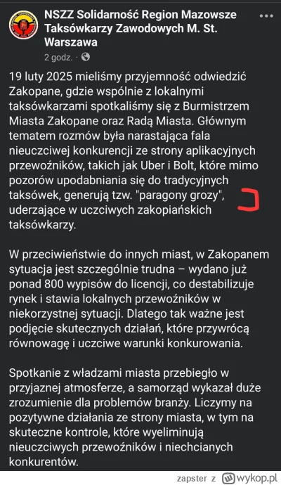 zapster - W Zakopanem uruchomiono Ubera. Sprawdziłem w apce: trasa z mojego byłego do...