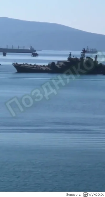 Senuyo - Rosyjski statek klasy ropucha BDK-91 „Oleniegorskij gorniak” zniszczył ukrai...