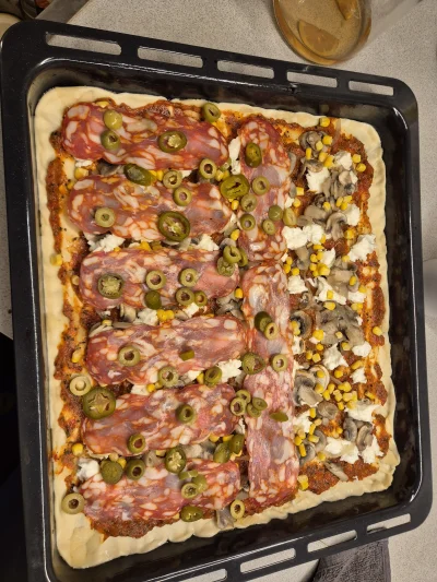 Naczelny_mleczarz - Dzisiejszy obiad 
#jedzenie #pizza #chwalesie