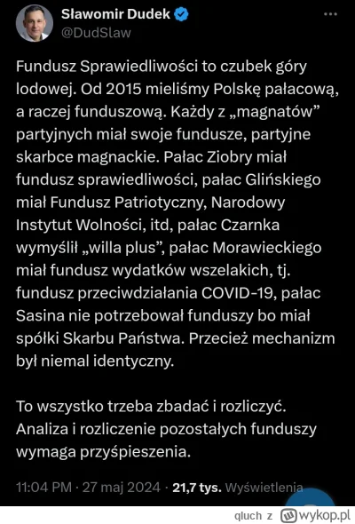 qluch - Otóż odkryli że pisowskie bolszewiki kradły.

no i? Przecież to było wiadomo ...