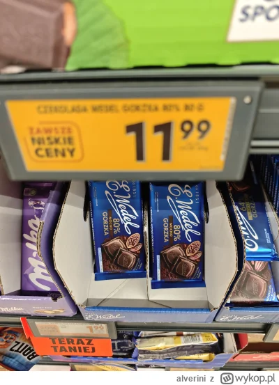 alverini - To niezły produkt czekoladopodobny wedla 80 gramow (nawet nie 100 xD) za 1...