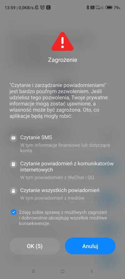 POSTER - dlaczego co parę dni usuwa mi pozwolenie ? 
#android #smartwatch  #telefony