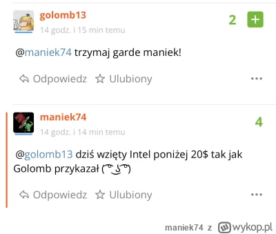 maniek74 - @minor983 @golomb13 ( ͡° ͜ʖ ͡°)