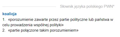 Bujak - >no tak, to nie jest koalicja.

@silquer: