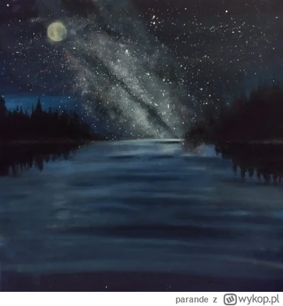 parande - Nowy tydzień nowa #tworczoscwlasna #malarstwo #sztuka #kosmos