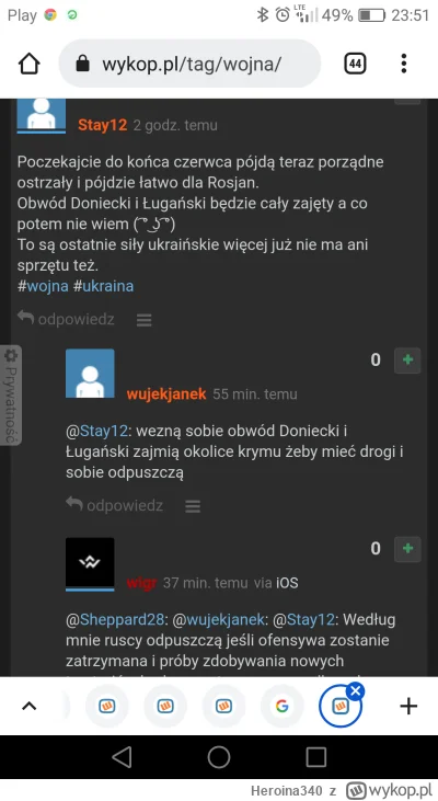 Heroina340 - Z okazji powrotu najlepszego analizatora wojny UKR-RUS z sezonu wiosna-l...