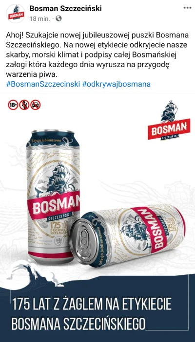 SzycheU - To się postarali - na 175 lat browaru delikatnie zmienili etykietę fulla xD...