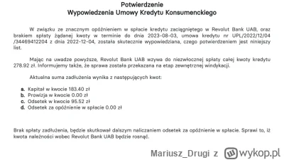Mariusz_Drugi - Co to znaczy? #revolut #bank #kredyt