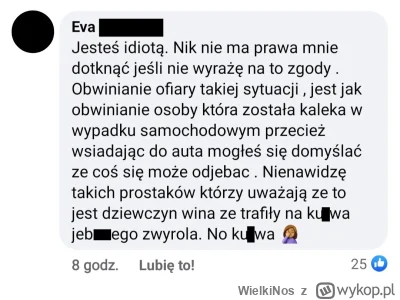 WielkiNos - Wiele kobiet ocenia sytuację Anastazji przez pryzmat wysoko rozwiniętej k...