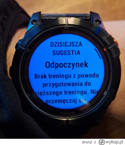 dran2 - Dziś jest bezpiecznie, może do jutra ten bajzel naprawią.

#garmin #bieganie ...