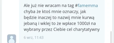 szagatunia - @Rozgrzeszyciel: 1k na cele charytatywne