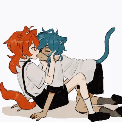 pusia11 - #yaoi #anime #randomanimeshit #deathnote #genshinimpact