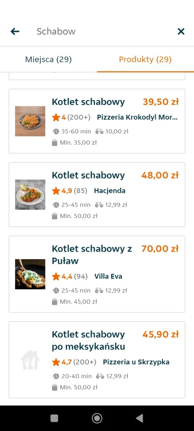 konstanty400 - Chciałem sobie zamówić schabowego xD

Ale już nie chcę...
P------e cen...