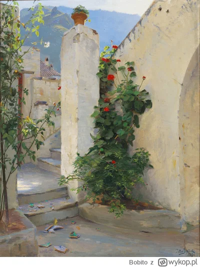 Bobito - #obrazy #sztuka #malarstwo #art

Peter Llsted - Pelargonia w rozkwicie (1891...