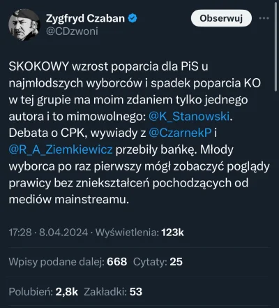 Maurelius - Pisowskie boty zachwycające się Stanoskim, co za niebywały przypadek 

#s...