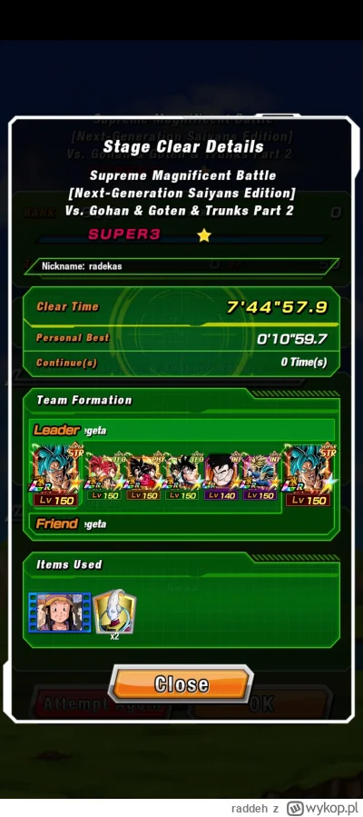 raddeh - Takim czymś udało się zrobić misję na stage 5. 

Whisy idą wcześnie, a od 5-...