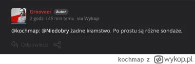 kochmap - Oj @Grooveer jak to drzewiej gadali postując fejka jak cię przyłapią to mów...
