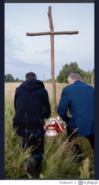 TenXen47 - Jakie to jest żałosne. Krzyż z dwój kijów na środku pola. Idealne podsumow...