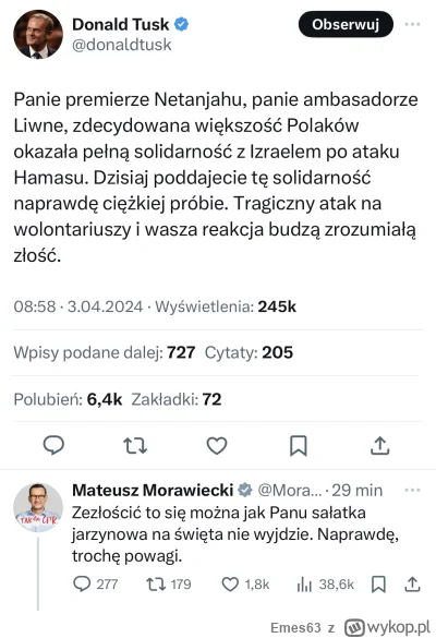 Emes63 - Jeden i drugi siebie warci. Niesamowite jest to jak nasi politycy robią lask...