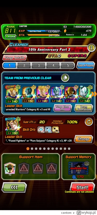 cantom - @lux666 no trzeba było się na gimnastykować. Ja poszedłem na phy gohana i ve...