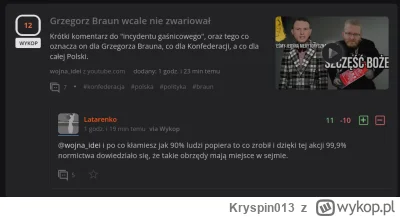 Kryspin013 - >Mentzen i Bosak jasno przyznają, że to katastrofa wizerunkowa. Tymczase...