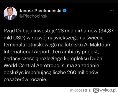 midcoastt - Niech im ktoś powie, że to jest megalomania i wystarczy dxb rozbudować, a...