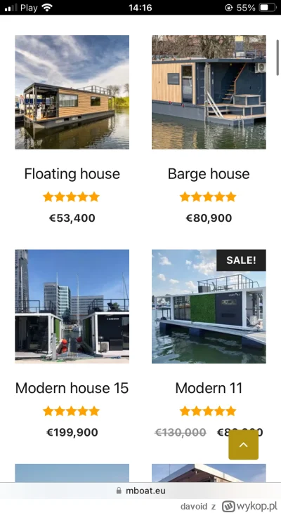 davoid - @affairz: mboat.eu? Ładne mają przecież domki. Chociaż metraż około 40m ( ͡°...