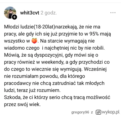 gregory96 - Kurła ludzie dopłacali, by móc pracować ( ͡° ʖ̯ ͡°)
#pracbaza #praca #heh...