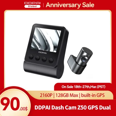 n____S - ❗ DDPAI Dash Cam Z50 Front and Rear GPS
〽️ Cena: 90.49 USD (dotąd najniższa ...