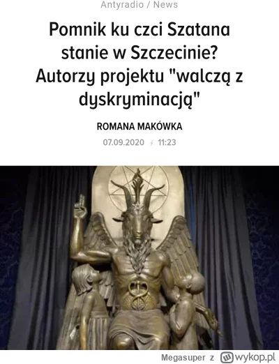 Megasuper - A co z tym pomysłem w budżecie obywatelskim aby wybudować Behemotha? Bo b...