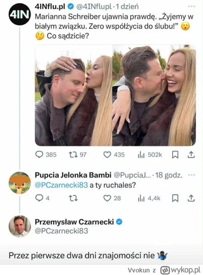 Vvokun - #mariannaschreiber zezłomowana XD
#czarnecki w tym przypadku #sigma
#bekazpr...