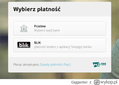 Gigganter - #olx
Kupuję przedmiot na olx z przesyłką.
jest jakiś inny sposób by zapła...