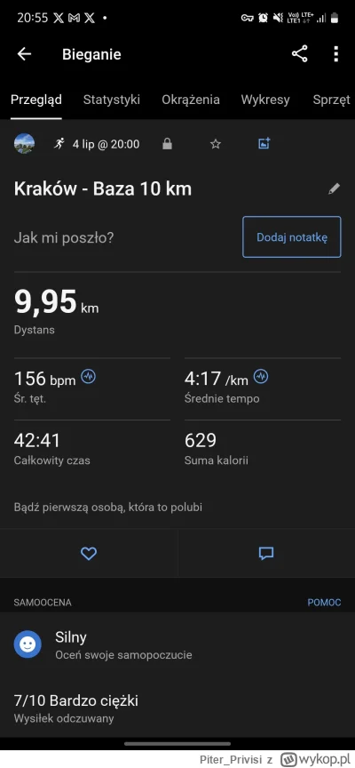 Piter_Privisi - 86 057,72 - 10,00 = 86 047,72

ITMBWieczorem na 10 km, ale wolniej, b...