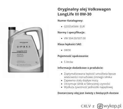 CXLV - #motoryzacja

Chcę wymienić olej przed zimą, jako że obecny ma już 15k i 15 mi...