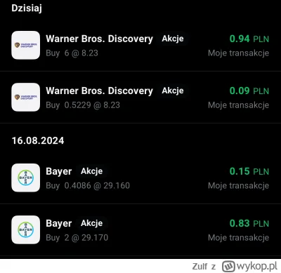 Zulf - #gielda 

W koncu nadszedl czas realizacji zyskow i spelnienia marzen.