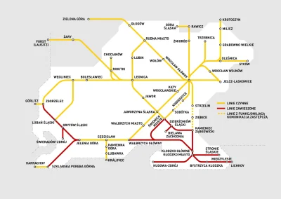 red7000 - Aktualnie realizowane połączenia kolejowe przez KD.