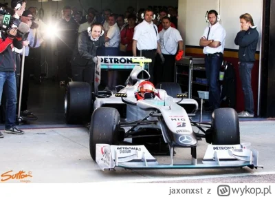 jaxonxst - Dokładnie 15 lat temu miał miejsce pierwszy wyjazd na tor bolidu Mercedes ...