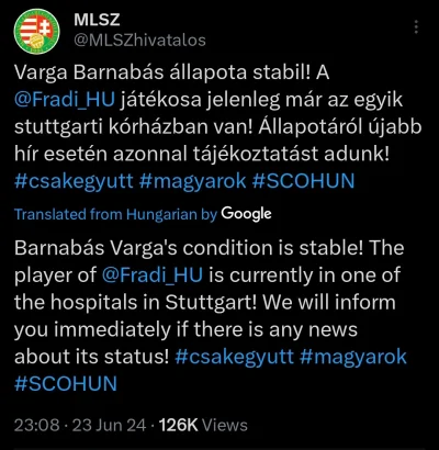 uncle_freddie - @Hakax Węgierski Związek Piłki nożnej donosi, że jest stan jest stabi...