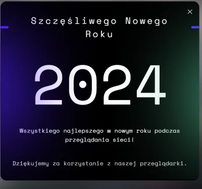 dzieju41 - To miłe dostać życzenia od przeglądarki, dziękuję.
#sylwesterzwykopem  #te...