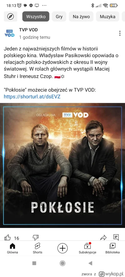 zwora - #pis przez lata zbijał polityczny kapitał na atakach na polską #kultura #tvpi...