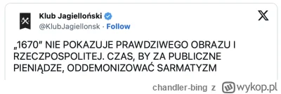 chandler-bing - >W środowisku naukowym to naprawdę mają w du**e kija.