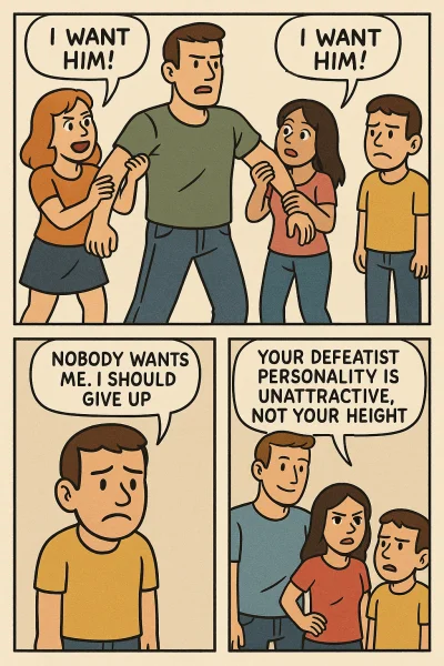 haosik - Psychoterapia to największy scam jaki istnieje…

#wzrost #depresja #manlet #...