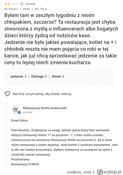 endless_void - #budda okazuje się, że tam są 2 restauracje, Strefa która jest chyba o...