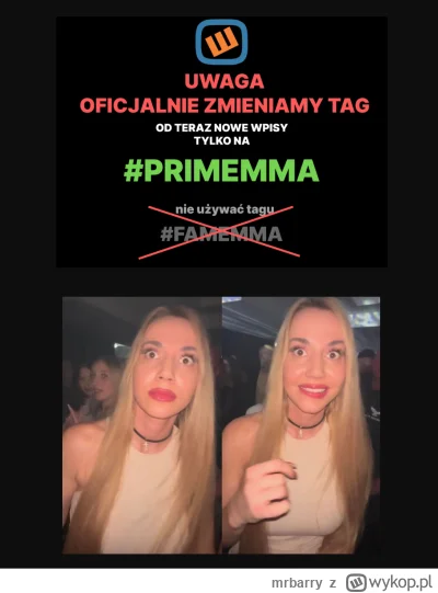 mrbarry - @MariannaSchreiber: Pani Marianno wydaje mi się, że Pani nie jest na czasie...