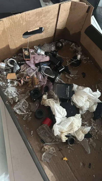 nieudacznik2137 - Kot wskoczył mi na szafkę z perfumami, poleciała w p---u straty pew...